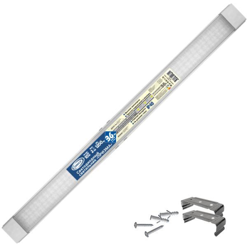 Светильник светодиодный ILED ДПО1200 Призма 36Вт 4000К IP40 3200лм 220В линейный IONICH 1601