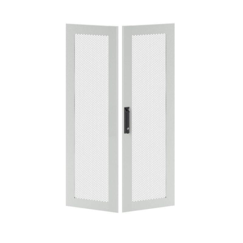 Дверь перфорированная двухстворчатая для IT-CQE 1400х600 RAL7035 DKC RGITCPMD1460