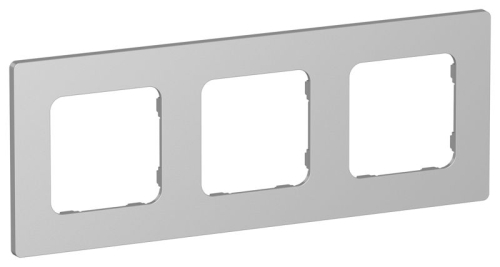 Рамка 3-м СП FLITE РУ-3-К-ФлА алюм. IEK FI-M32-32-20-K47