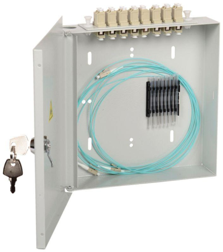 Кросс укомплектованный настенный SC (duplex) 4 порта (OS2) ITK FOBX8-N-4SCUD09