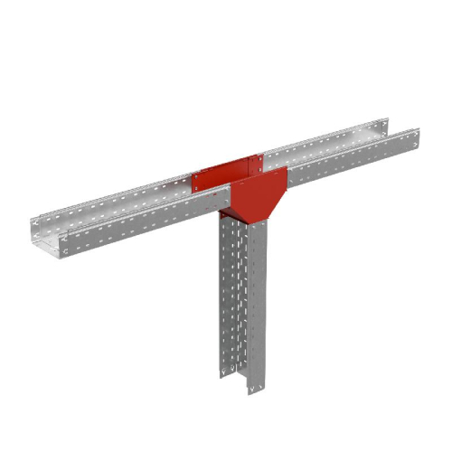 Отвод для лотка Т-образ. вертикал. вниз 100х500мм "ПЛЮС" HD85 КМ PL18383