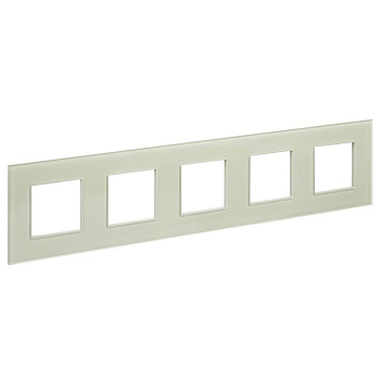 Рамка 5-м SKANDY SK-F25B стекло беж. IEK SK-M52-G-K10