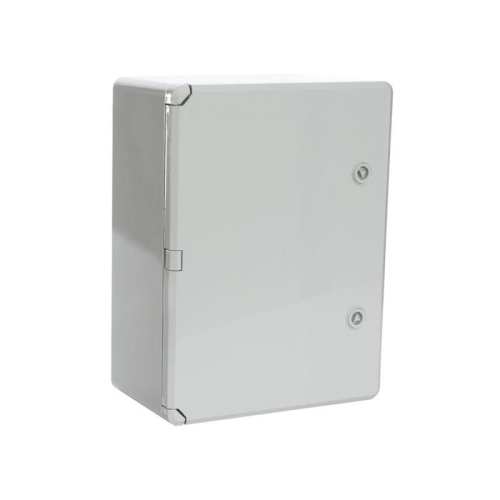 Корпус пластиковый распределительный ЩРН-24 IP65 сер. дверь 400х300х170 Промрукав PR08.26499