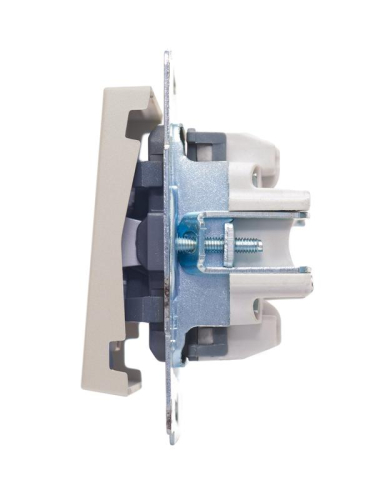 Механизм кнопки звонка СП VESNA жемчуж./бел. перламутр LEZARD 742-3088-103