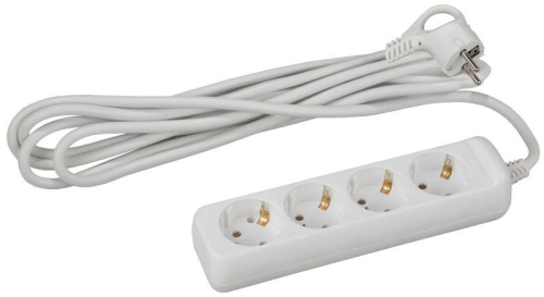 Удлинитель 4х3м с заземл. 16А IP20 U-4e-3m ПВС 3х1 ЭРА Б0028374
