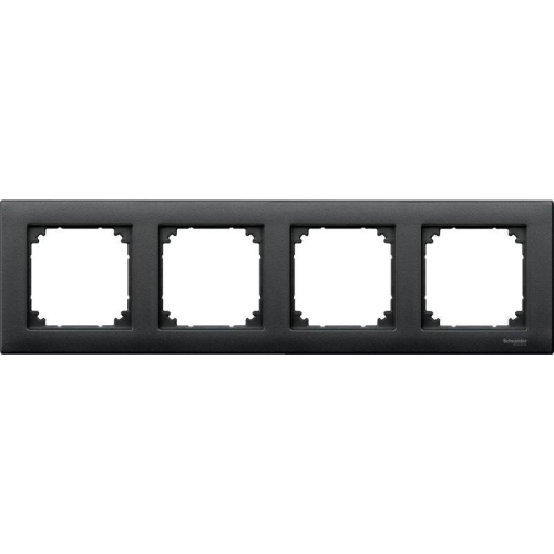 Рамка 4-м Merten M-Plan антрацит SchE MTN486414