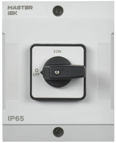 Переключатель кулачковый 10А (сх. 90) в боксе стандартная рукоятка IEK MI-CS20-010-090