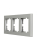 Рамка 3-местн. горизонт. VESNA платина LEZARD 742-3500-148