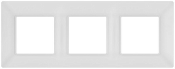 Рамка для розеток и выключателей ЭРА Elegance 14-5003-01М на 3 поста матов. бел. Эра Б0065816