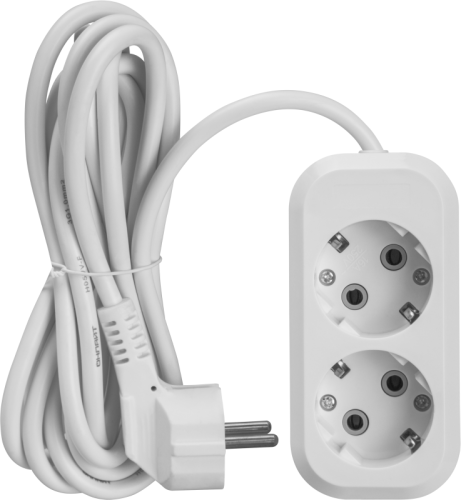 Удлинитель 2х5м с заземл. 16А IP20 90514 OPE-S-02-500-Е-3х1 ОНЛАЙТ 90514
