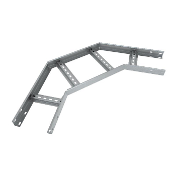 Угол для лотка горизонтальный лестн. 90град. 80х500х1.5мм "Быстрый монтаж" HD85 КМ LO57933