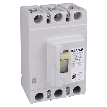 Выключатель автоматический 100А 750Im ВА51-35М1-341816 УХЛ3 690В AC НР=220..240В AC/220В DC КЭАЗ 265921