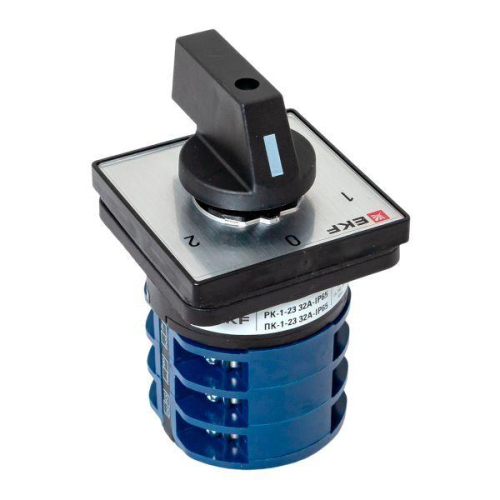 Переключатель кулачковый ПК-1-23 3п 32А "1-0-2" IP65 EKF pk-1-23-32-65