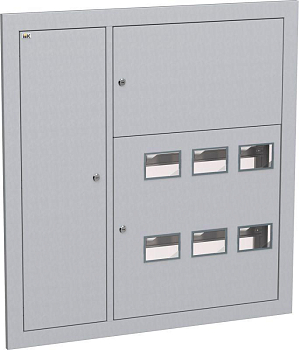 Щит этажный ЩЭ-6-Э 36 IP31 (слабот. отсек слева) LIGHT IEK IND-MKM43-06-31-E-L