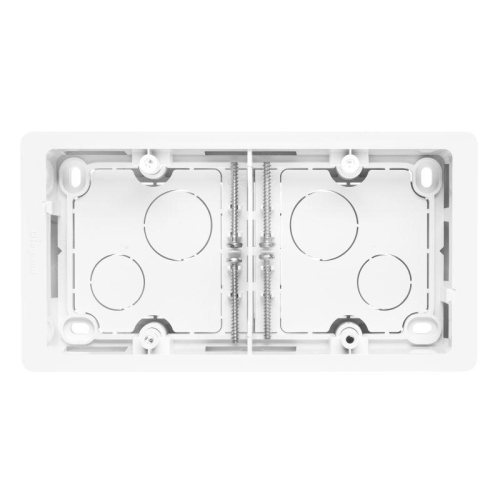 Коробка накладная 2п Celiane бел. Leg 080242