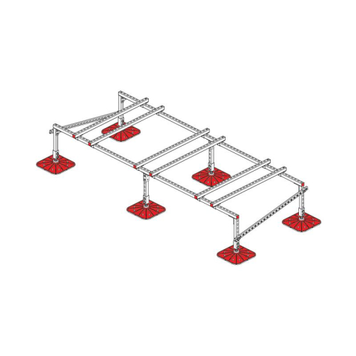 Конструкция опорная для установки оборудования TECHNORAPTOR FOOT 3000х1200 тип 2 KM-TR-F-SSEI-3000-1200-2 КМ TR0056