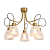 Светильник Caramel 5х60Вт E27 IP20 подвесной Freya FR5522PL-05BS