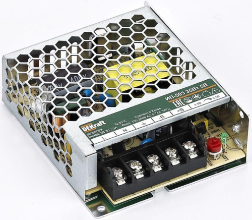 Источник питания импульсный 35Вт 5В 7А ИП-503 DEKraft 52000DEK