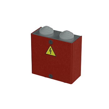 Коробка распределительная огнестойкая 130х130х40мм IP41 КРОПС-ST2 FRJB-KM-ST2-4-06-КРОПС-IP41 для кабелей до 4кв.мм 6 клемм КМ KR0088