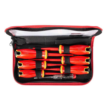 Набор диэлектрических отверток НИО-2207 PZ/FL СЛИМ КВТ 103018