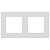 Рамка 2-м 12-5202-01М Классик бел. матов. Эра Б0067780