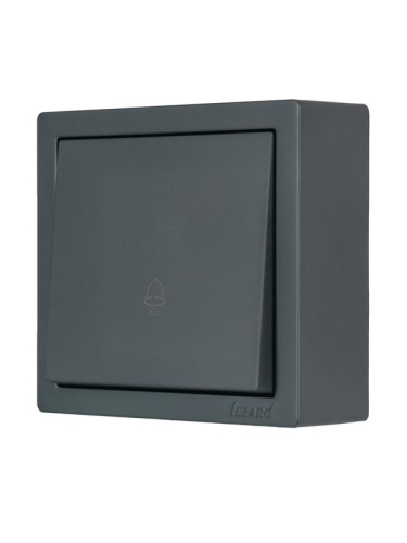 Кнопка звонка ОП LETO графит LEZARD 752-3400-103
