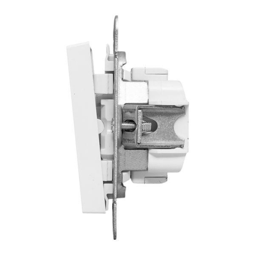 Выключатель перекрестный 1-кл. СП Эпика механизм бел. EKF UP1-SWW-12