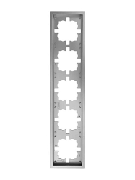 Рамка 5-м ZIMA горизонт. сер. матов. LEZARD 704-7400-150