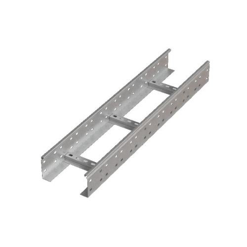 Лоток лестничный 100х100 L3000 сталь 1.2мм LL100-100-1.2-3000 N КМ LO35946