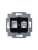 Розетка информационная Levit RJ45 кат. 5e и заглушка сталь ABB 2CHH295117A6069