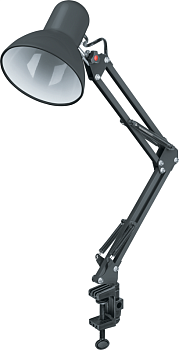 Светильник 61 645 NDF-C012-60W-BL-E27 на струбцине черн. E27 Navigator 61645