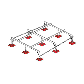 Конструкция опорная для установки оборудования TECHNORAPTOR FOOT 2500х3000 тип 1 KM-TR-F-SSEI-2500-3000-1 КМ TR0049