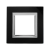 Рамка 1-м 2мод. Avanti натуральн. стекло черн. DKC 4402822