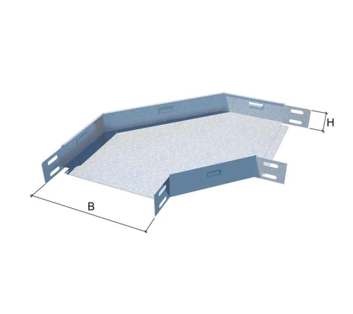 Угол для лотка горизонтальный 90град. 150х150 сталь GL90-150-150 КМ LO3330