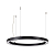Светильник светодиодный SP-CIRCLE-HANG-O3535-D600-35W Warm3000 (RAL9005 120 deg 230В) IP40 LED алюм. Arlight 049362