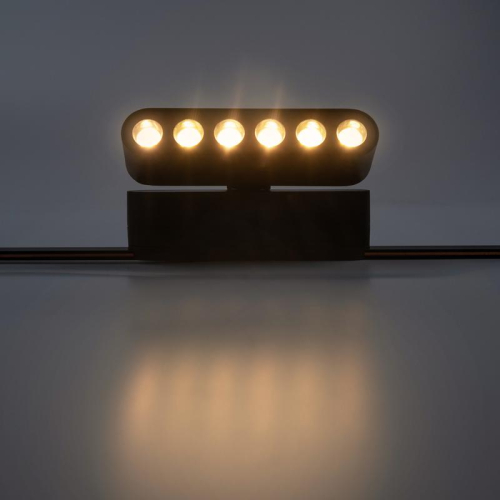 Светильник светодиодный трековый Метр (MTR)16 1306R 6Вт 3000К IP20 spot 36град. BL низковольтный черн. Pro JazzWay 5056954