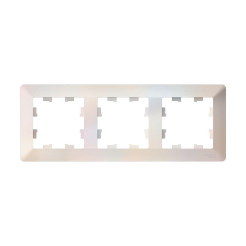 Рамка 3-м AtlasDesign Air жемчуж./дым. бел. SE ATN220403