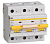 Выключатель автоматический модульный 3п D 63А 10кА ВА47-100 IEK MVA40-3-063-D