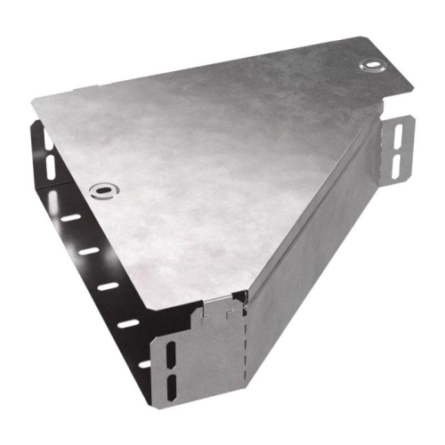 Переходник для лотка левый 300х100х80 с крышкой Стандарт Промрукав PR16.0498