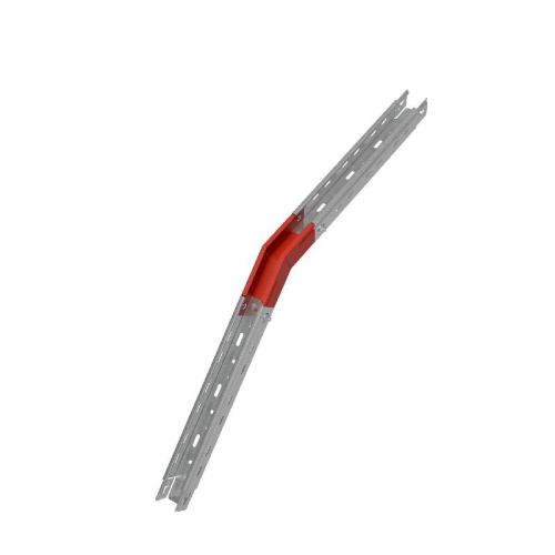 Угол для лотка вертикальный внешний 45град. 50х50мм "ПЛЮС" HD85 КМ PL18522