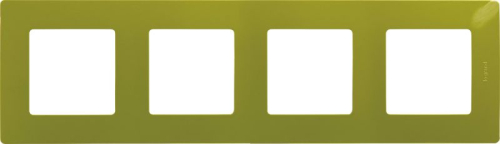 Рамка 4-м Etika зел. папоротник IEK 672544