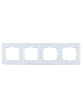 Рамка 4-м ASTI горизонт. бел. LEZARD 7081-0200-149