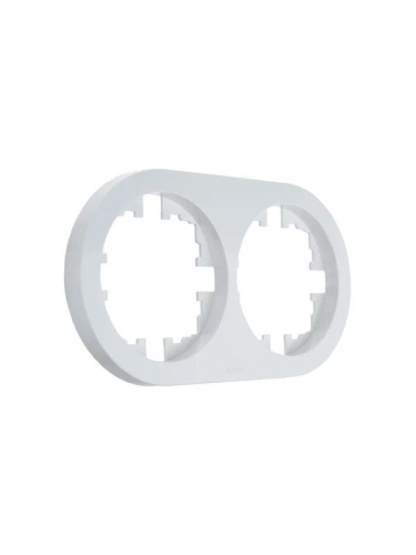 Рамка 2-м OSEN горизонт. круглая бел. LEZARD 744-0200-147