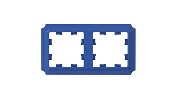 Рамка 2-пост. AtlasDesign Antique универс. аквамарин SE ATN101102