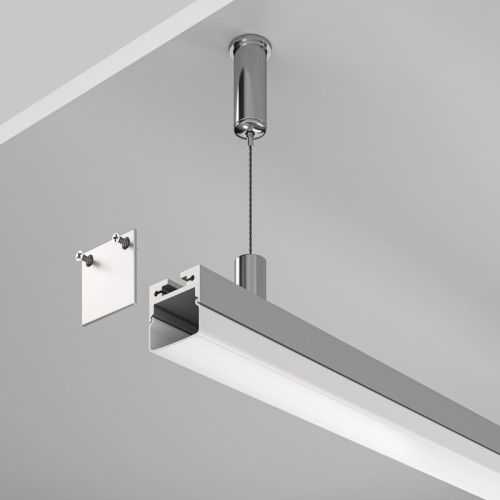 Профиль алюминиевый накладной-подвесной 20х20 Maytoni ALM-2020B-S-2M