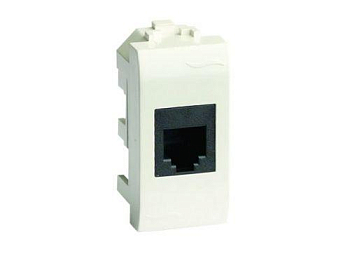 Розетка компьютерная 1-м СП Brava 1мод. RJ45 5E сл. кость DKC 75646S