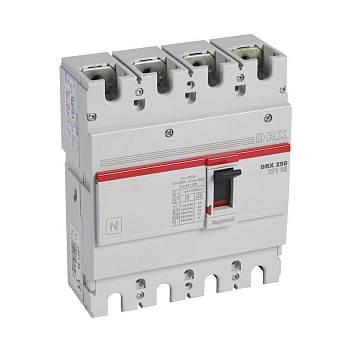 Выключатель автоматический 4п 250А 36кА DRX250 термомагнитн. расцеп. Leg 027135