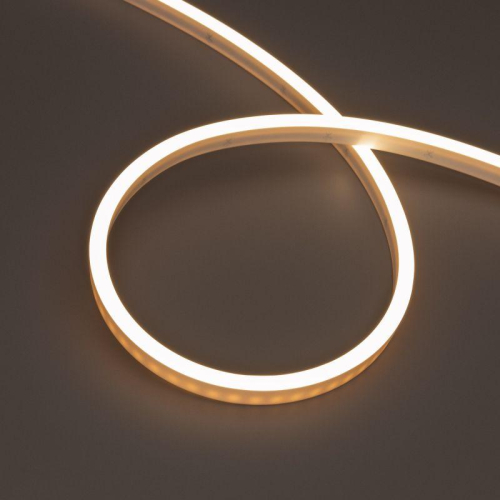 Лента светодиодная WAVE-SIDE-PU-A120-06x12mm 24В Warm 3500К 8Вт/м IP68 wire x1 вывод боков. герметичная (уп.1м) Arlight 052588