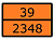 Знак для маркировки опасных грузов "Номер ООН 39/2348" 300х400мм пленка самоклеящаяся EKF an-7-39-2348