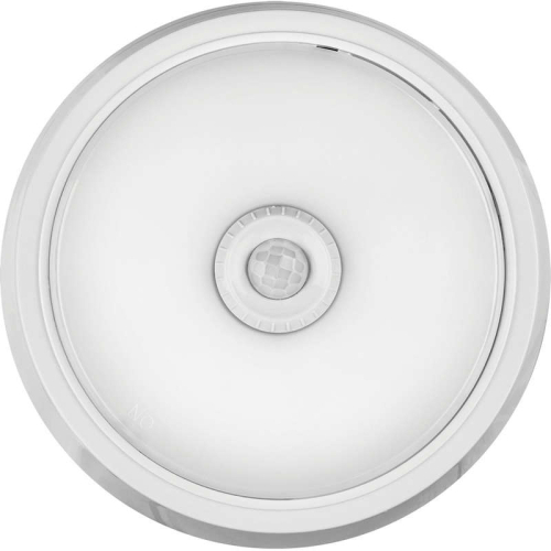 Светильник светодиодный 61 183 OBL-R1-5-4K-WH-IP40-LED-SNR 5Вт 4000К IP40 400лм ЖКХ с датчиком движения круг бел. (аналог НПП) ОНЛАЙТ 61183